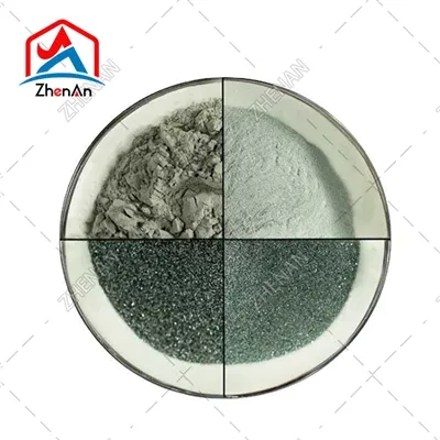 緑色の炭化ケイ素微粉末: 半導体ウェーハ加工の重要な材料